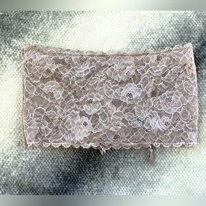 Victoria secret garter skirt - purple lace - sz L large